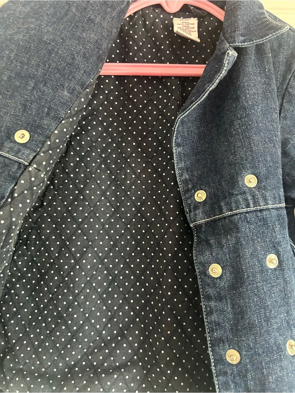 Vintage Gymboree denim pea coat size 3 years
